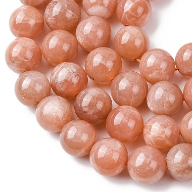 sunstone naturelle perles brins(G-H343-D12-12mm)-4