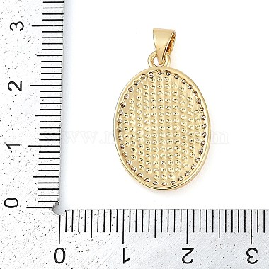 Rack Plating Brass Micro Pave Cubic Zirconia Pendants(KK-P287-11G)-3