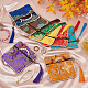 16Pcs 8 Colors Chinese Brocade Tassel Zipper Jewelry Bag Gift Pouch(ABAG-HY0001-02)-6