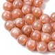 sunstone naturelle perles brins(G-H343-D12-12mm)-4