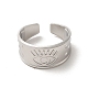 Non-Tarnish 201 Stainless Steel Finger Rings(RJEW-H223-01P-08)-3