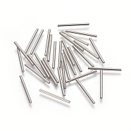 304 Stainless Steel Pins, Stainless Steel Color, 20x1.4mm(STAS-I101-58P)