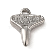 304 Stainless Steel Pendants, Hammer Charms, Stainless Steel Color, 12.5x10x3mm, Hole: 1.5mm(STAS-R223-28)