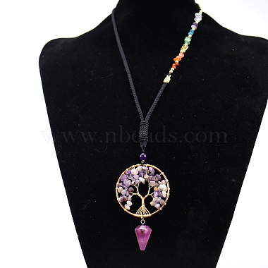 Tree of Life Amethyst Necklaces