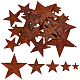 30Pcs 5 Style Rust Iron Pendants(IFIN-GF0001-27)-1