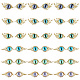 36Pcs 12 Styles Evil Eye Alloy Cabochons(MRMJ-HY0002-41)-1