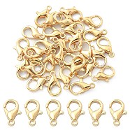 Zinc Alloy Lobster Claw Clasps, Parrot Trigger Clasps, Cadmium Free & Lead Free, Jewelry Making Findings, Light Gold, 12x6mm, Hole: 1.2mm(FIND-YW0001-71KCG)