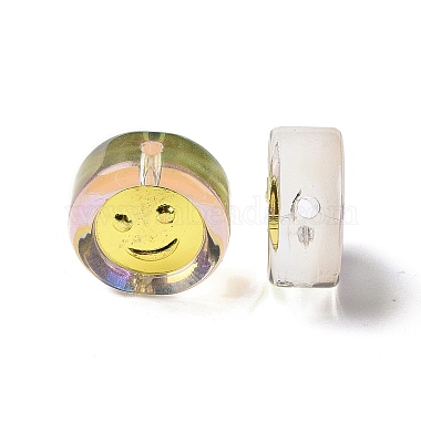 Transparent Spray Painted Glass Beads(GLAA-I050-15)-4