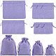 16Pcs 4 Styles Polyester Imitation Burlap Packing Pouches Drawstring Bags(ABAG-BBC0001-01C)-1