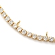 Brass Micro Pave Cubic Zirconia Necklace Making(KK-H754-02G)-2
