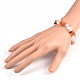 Bracelets extensible avec perles en pierre pr&eacute;cieuse(BJEW-JB01825-03)-3