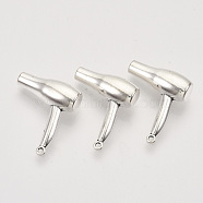 Tibetan Style Alloy Pendants,  Cadmium Free & Lead Free, Hair Dryer, Antique Silver, 26.5x23.5x8.5mm, Hole: 1.2mm, about 70pcs/500g(TIBEP-T009-22AS-RS)