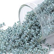 TOHO Round Seed Beads, Japanese Seed Beads, (915) Dark Sea Foam Ceylon Pearl, 11/0, 2.2mm, Hole: 0.8mm, about 50000pcs/pound(SEED-TR11-0915)