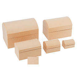 Paper Cardboard Jewelry Boxes, for Necklace, Earring, Stud, Rectangle, Tan, 4~12x6~18x4~12.5cm(CON-WH0079-71)