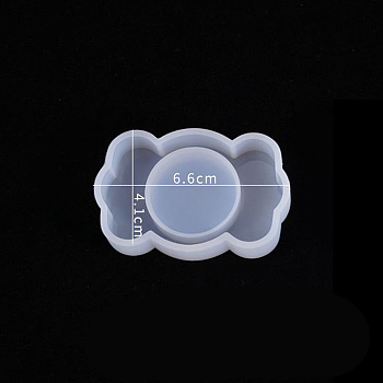 Quicksand Molds, Silicone Shaker Molds, for UV Resin, Epoxy Resin Craft Making, Candy Pattern, 41x66x12mm