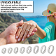 16Pcs 8 Size 201 Stainless Steel Textured Plain Band Rings Set for Women(RJEW-UN0002-77P)-6