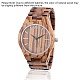 Zebrano Wood Wristwatches(WACH-H036-36)-2