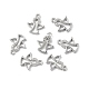 Brass Micro Pave Clear Cubic Zirconia Charms(KK-E068-VF259)-4