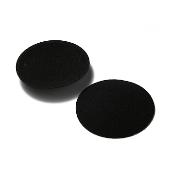 Nylon Cloth Round Fascinator Hat Base for Millinery, Black, 112x3mm