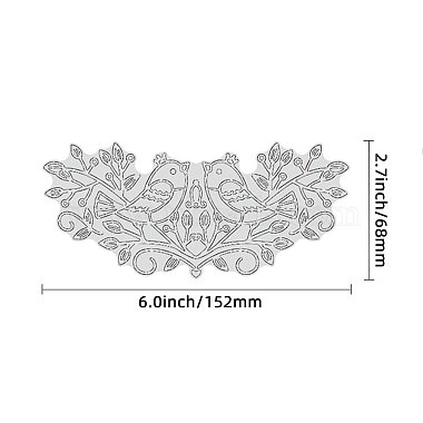 Carbon Steel Hot Foil Plate Metal Dies(DIY-WH0226-024)-2