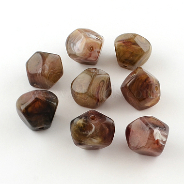 Imitation Gemstone Acrylic Beads(X-OACR-R034-M)-2