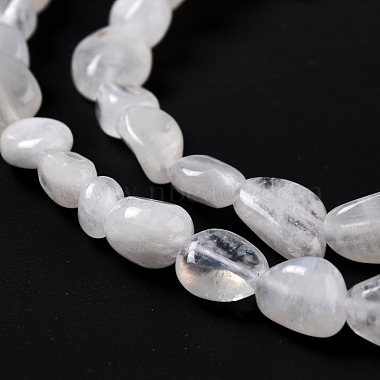 Brins de perles de pierre de lune arc-en-ciel naturel(G-G018-48)-3