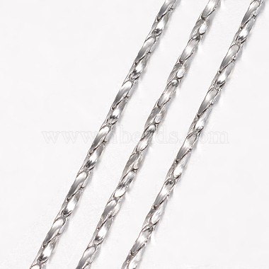 304 Stainless Steel Necklace(MAK-K062-06P-1.4mm)-3