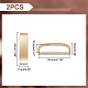 2Pcs Brass Loop Keepers(FIND-UN0002-55A)-3