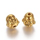 Tibetan Style Alloy Buddha Head Beads(TIBEB-7056-AG-LF)-2