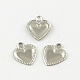Heart 201 Stainless Steel Charm Pendants(STAS-R075-10)-1