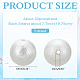 3 Strands Wrinkle Textured Shell Pearl Beads Strands(BSHE-ME0001-02)-2