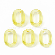 Transparent Acrylic Linking Rings, Quick Link Connectors, for Cable  Chains Making, Oval, Yellow, 15.5x11x6mm, Inner Diameter: 4.5x10.5mm, about 1330pcs/500g(TACR-Q275-001F)
