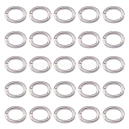 304 Stainless Steel Jump Rings, Open Jump Rings, Oval, Stainless Steel Color, 12 Gauge, 13x10x2mm, Inner Diameter: 9.5x6mm, 50pcs/set(STAS-UN0006-62)