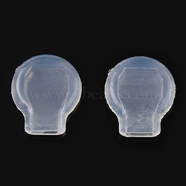 комфортная силиконовая клипса на подушечках для серег(SIL-T003-03)-2