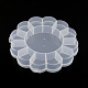 Flower Plastic Bead Storage Containers(CON-Q023-21)-3
