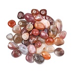 Natural Crimson Agate Beads, Tumbled Stones, No Hole/Undrilled, Nuggets, 15~40.5x11~20x7~19mm(G-G348-01A-20)