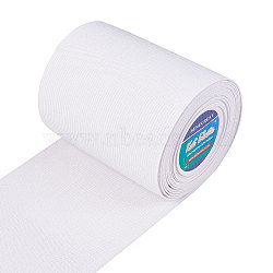 Flat Elastic Rubber Band, Webbing Garment Sewing Accessories, White, 100mm(EC-BC0001-11A)