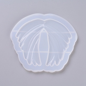 Silicone Molds, Resin Casting Molds, For UV Resin, Epoxy Resin Jewelry Making, Feather and Wings, White, 131x117x7mm