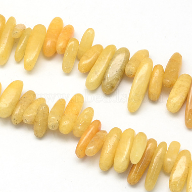 13mm Chip Topaz Jade Beads