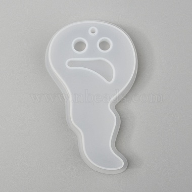 Halloween diy fantasma colgante moldes de silicona(DIY-P006-47)-3