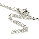 304 Stainless Steel Cable Chain Necklaces(NJEW-H040-10P)-3