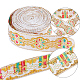 Flat Ethnic Style Embroidery Polyester Ribbons(OCOR-WH0067-86C)-6