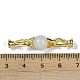 Natural Aquamarine with Brass Fold Over Clasps(G-G141-03G-01)-3