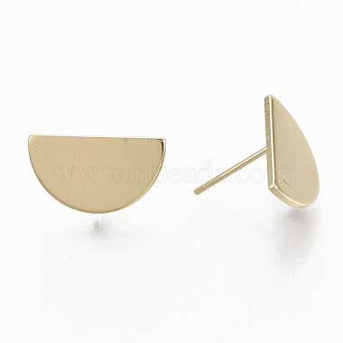 Brass Stud Earring Findings(X-KK-T056-12G-NF)-2