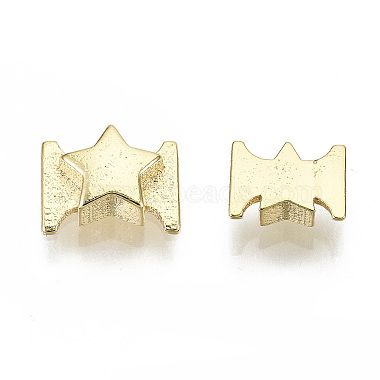 Real 16K Gold Plated Star Brass Cabochons