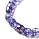 Electroplate Transparent Glass Beads Strand(GLAA-G088-05E)-3