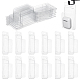 Boîtes d'emballage à clapet en plastique transparent(CON-WH0088-50)-1
