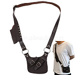 Medieval PU Leather Gun Holster, Sword Holster, with Alloy Findings, Coconut Brown, 1237x270x8.5mm(AJEW-WH0606-009A)