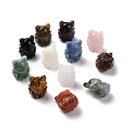 Natural & Synthetic Gemstone Home Display Decorations, Fox, 21.5~22.5x24~25x30~31mm(G-F728-04)