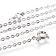 Brass Cable Chain Necklaces(SW028-NF)-2